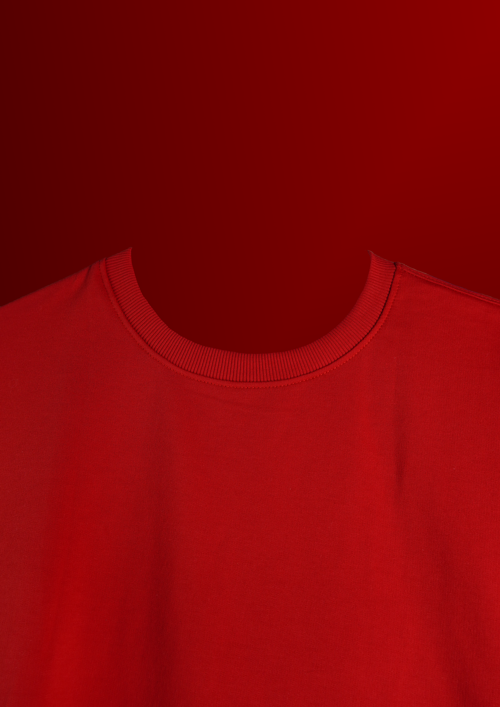 Red T-shirt money can’t buy happiness oversize