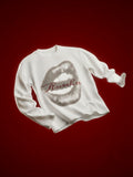 Waffle white T-shirt  full sleeve ￼ ￼